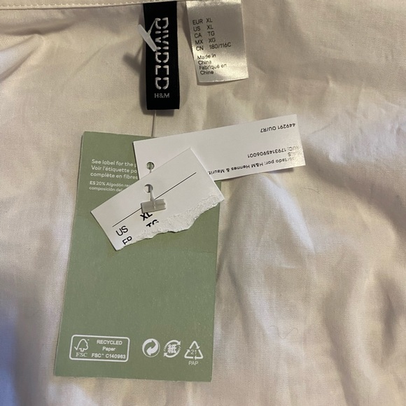 White dress. Size xl. H&M. NWT. - Picture 2 of 6